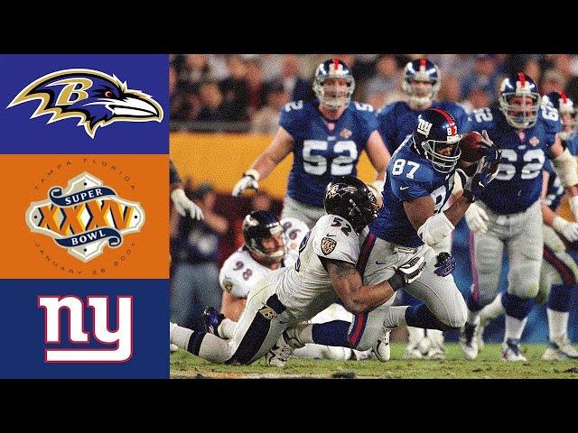 Ravens vs Giants Super Bowl XXXV (HD)