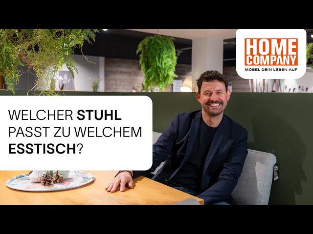 Stühle für jeden Tisch: Finde Deinen Stil mit Home Company