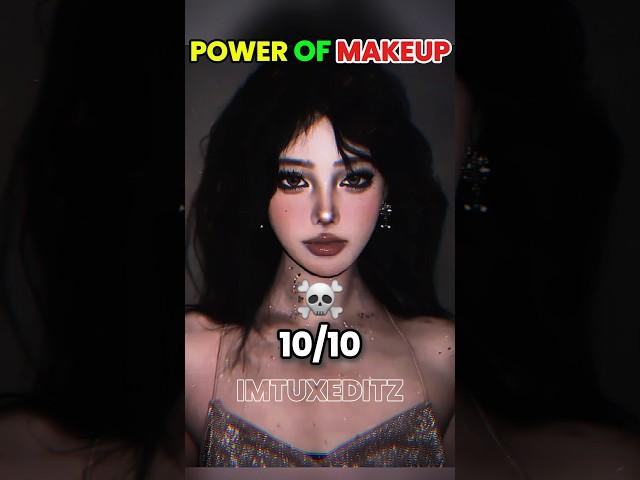 Power of makeup 4️ #shorts #edit #trollface