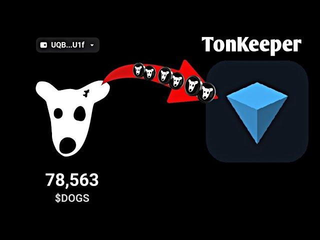 How To Claim Your $DOGS Tokens To Your TonKeeper Wallet