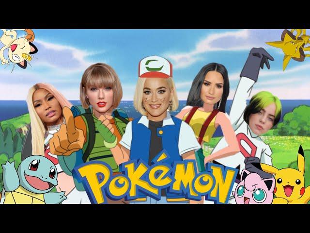 POKEMON…but with celebrities (inspired by @VanityLessons ,@Moonlight-Edits ,@marvelntuk and more)