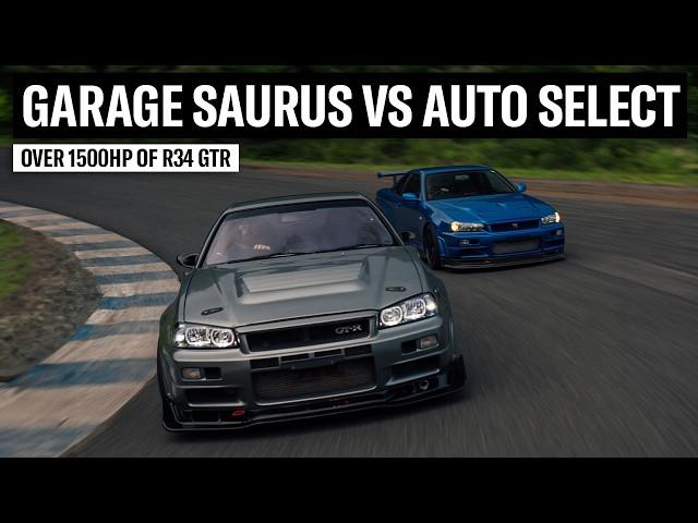 Two Of The Worlds Best Nissan R34 GT-R's HEAD TO HEAD