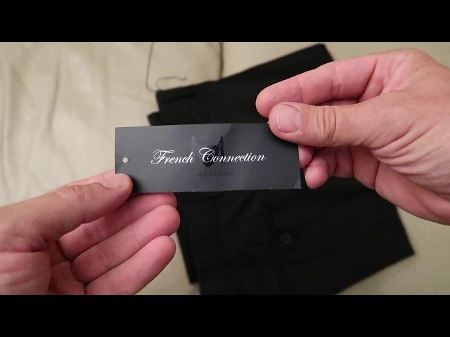 French Connection Slim Fit Peak Collar Tuxedo Trousers Asos Haul unboxing