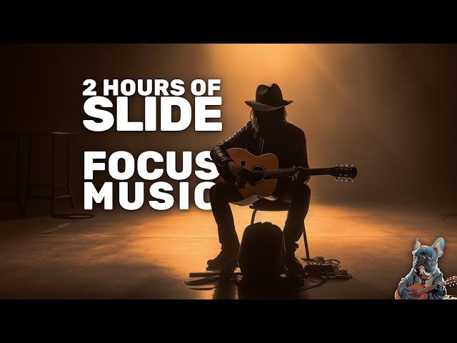 Intense Focus Work Music   Slide Guitar