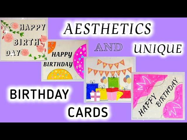 DIY Aesthetic Birthday Cards!birthday card, birthday