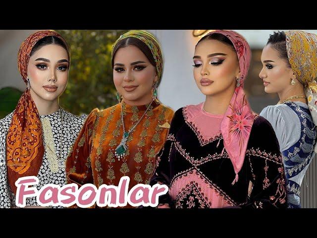 Instagram fasonlar 2024 / Turkmen koynek fasonlar / Yanly yansyz koynekler