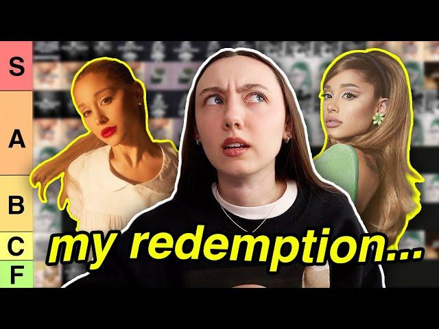 RE-RANKING EVERY ARIANA GRANDE SONG (in my redemption arc)