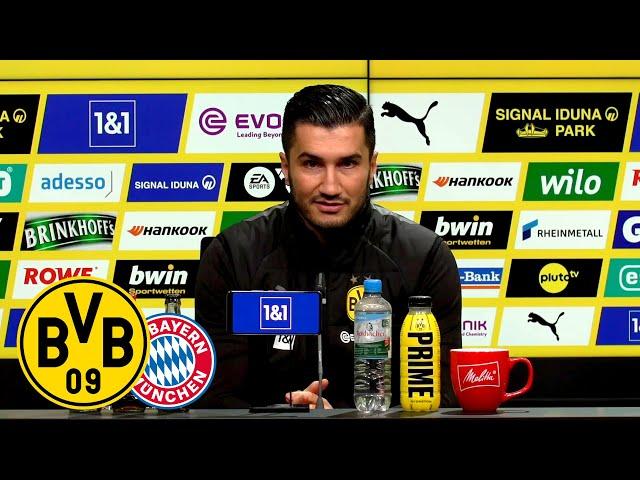 „Freue mich sehr auf das Spiel!“ | PK mit Nuri Sahin | BVB – FC Bayern München