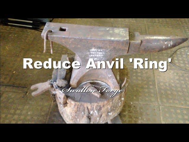 Blacksmiths tip! Reduce anvil ring Protect your ears!  :Swallow Forge