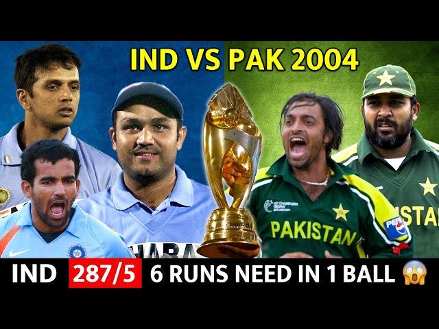 INDIA VS PAKISTAN 4TH ODI 2004 | FULL MATCH HIGHLIGHTS | IND VS PAK | MOST SHOCKING MATCH EVER