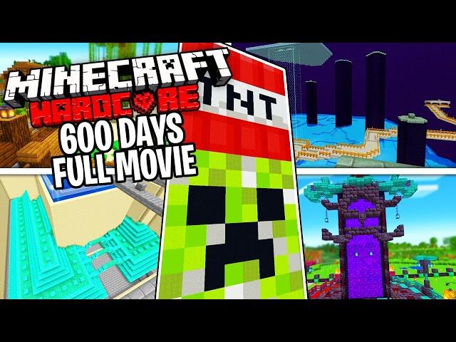 I Survived 600 Days in Hardcore Minecraft [FULL MOVIE]