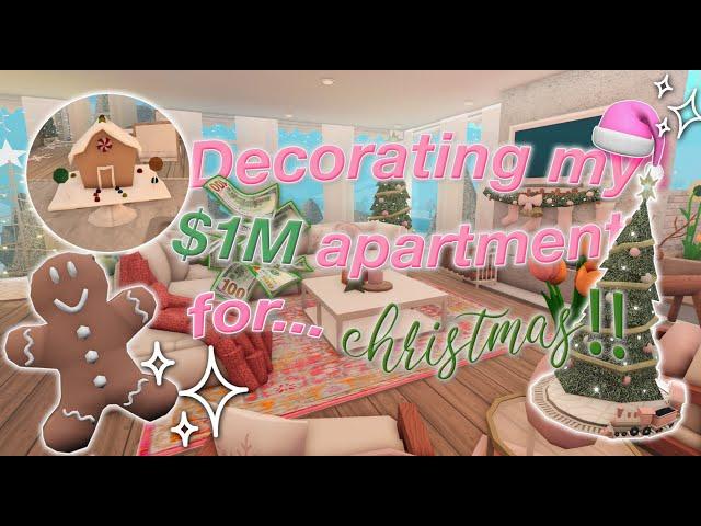 DECORATING FOR CHRISTMAS | Roblox Bloxburg Roleplay | *WITH VOICE*