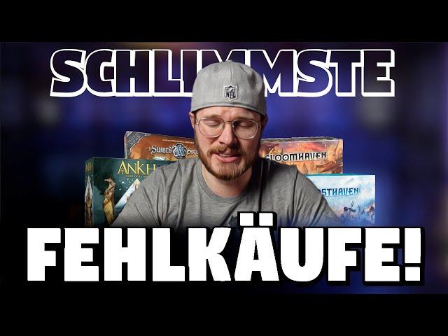 Meine SCHLIMMSTEN Fehlkäufe - Diese Brettspiele hätte ich nicht kaufen sollen!