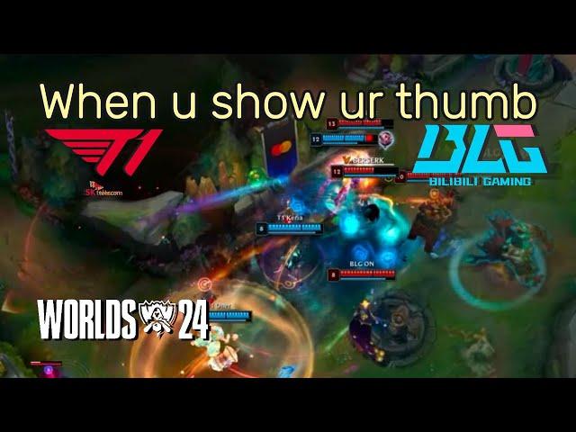 T1 vs BLG | Xun's Victory Celebration Takes a Dark Turn |  LoL Worlds 2024 Grand Finals