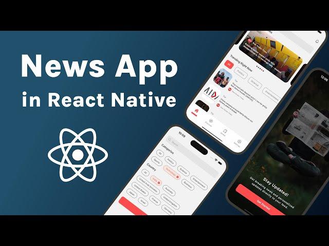  Build Complete News App in React Native | React Native Course for Beginners | React Native Project