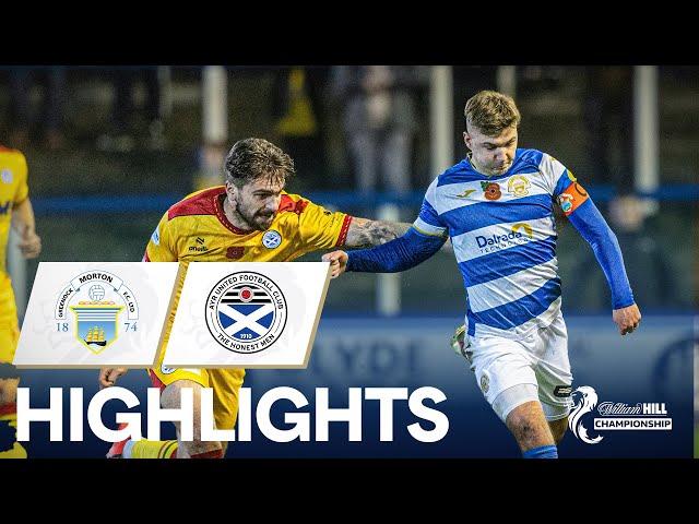 Greenock Morton 1-1 Ayr United | Wilson & Oakley Keep It Equal | William Hill Championship