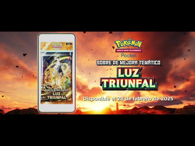 JCC Pokémon Pocket: Luz Triunfal | ¡Disponible el 28 de febrero!