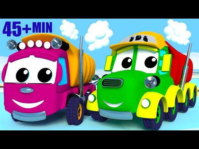 The Wheels on The Truck Winter Edition With SnowPlow Truck | Rhymes Compilation Of Friends On Wheels