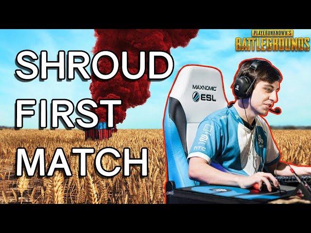 Shrouds FIRST Time Playing PUBG - Player Unknown's Battlegrounds