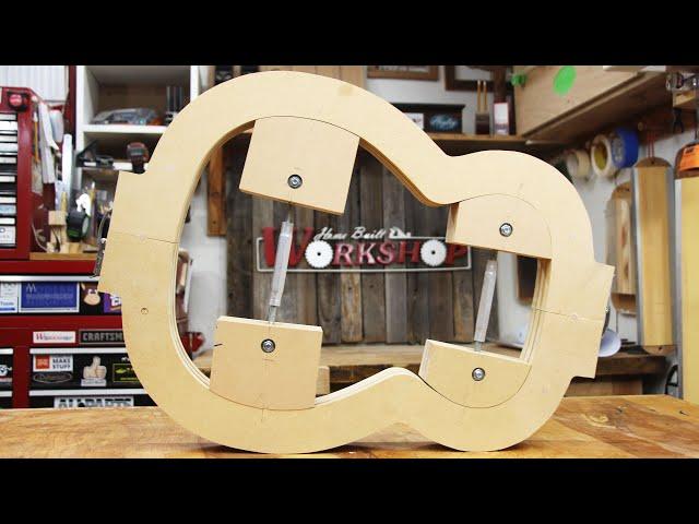 How to make an Acoustic Guitar Mold | Building an Acoustic Guitar