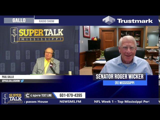 U.S. Senator Roger Wicker Appears on Gallo Radio Show