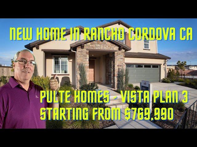 Home For Sale in Rancho Cordova | Pulte Home | Vista at Montelena Plan 3 | New Home in Sacramento CA