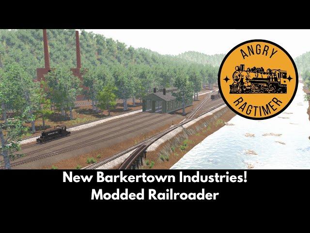 Welcome To Barkerstown! | New Industry & Track Mod in Railroader!