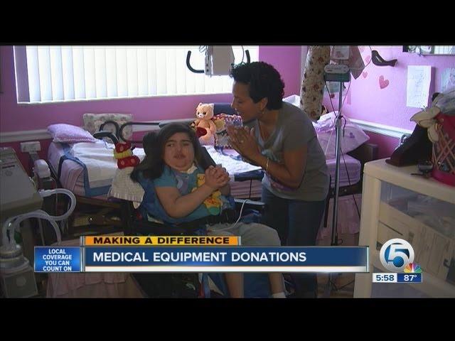 Medical equipment donations