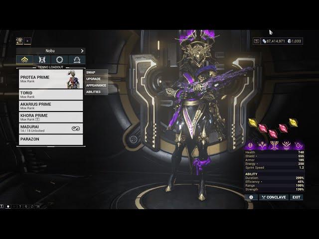 Warframe Maximum Investment - Protea Prime