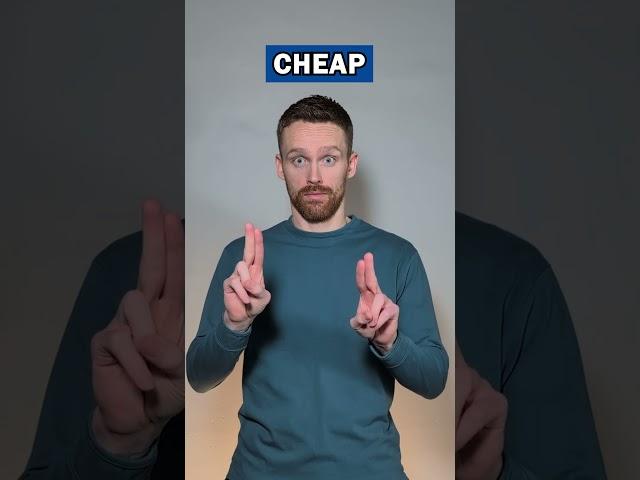 How to sign How Much? Cheap and Expensive in BSL