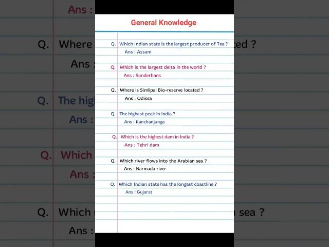 Which is the largest delta in the world? General knowledge #gkquestion #knowledge #gkshorts #gkquiz