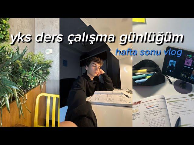 Hafta sonu benimle ders çalışın ‍ | 11. sınıf | #benimlebirgün #yks #vlog