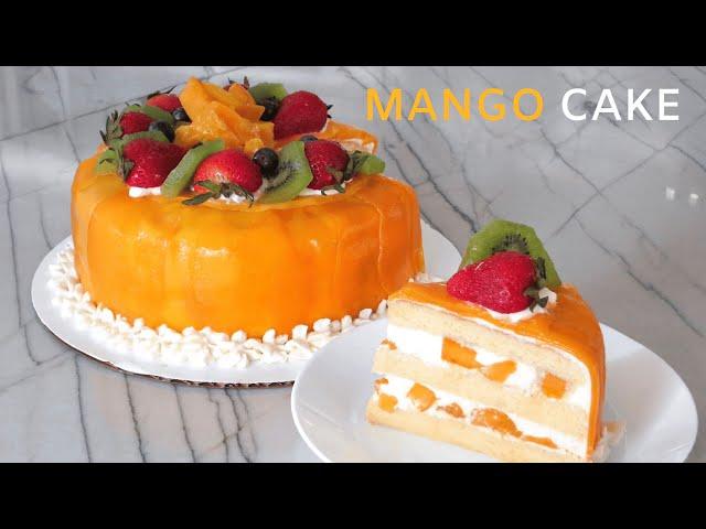 Mango Cake Recipe (芒果蛋糕) | Chinese Bakery Style