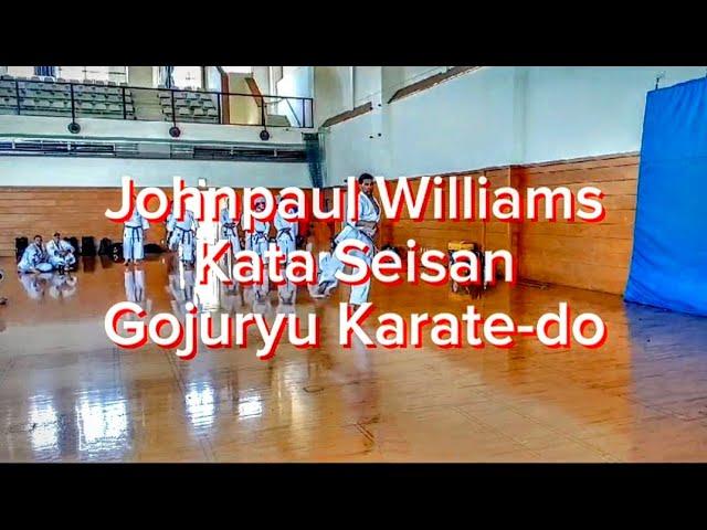 Johnpaul Williams - Gojuryu Karatedo Kata Seisan at the Daisen Omagari Budokan 2023