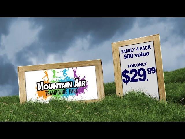 Mountain Air Trampoline Park Family 4 Pack Deal