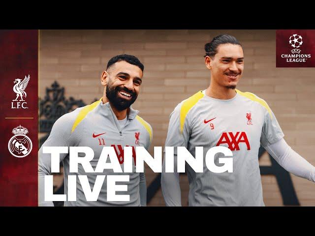 Live Training: Liverpool Prepare For Real Madrid | UEFA Champions League