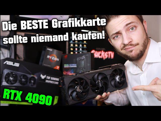 Die BESTE Grafikkarte  RTX 4090 sollte niemand kaufen! Benchmark 1080p 1440p ASUS TUF Gaming Review