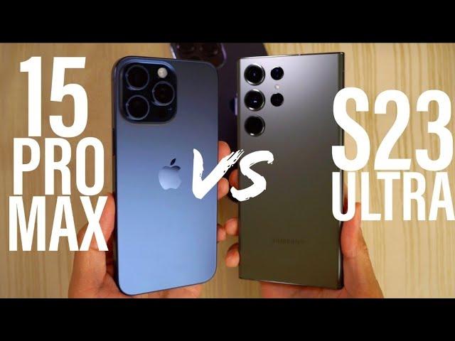 iPhone 15 Pro Max vs Samsung S23 Ultra - SPEED TEST!