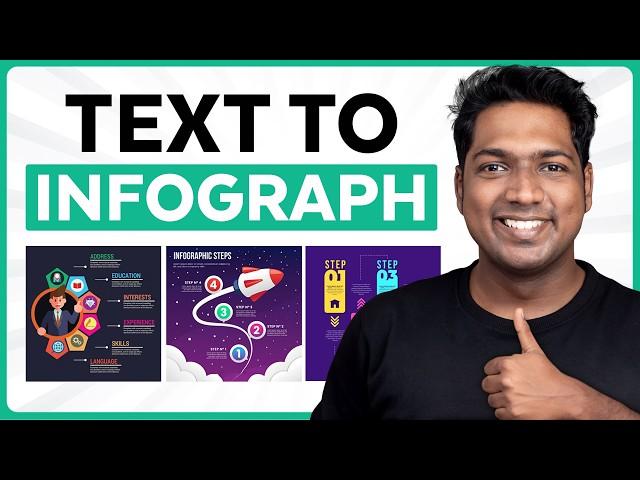 How to Generate Stunning Infographic  in ONE Click (Text to Infographic)