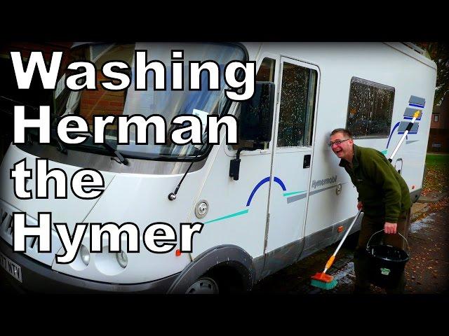 VLog: How to Wash Herman the Hymer