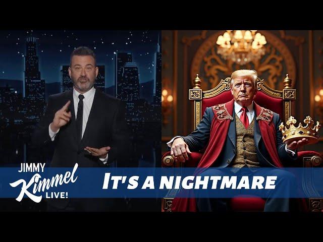 Jimmy Kimmel reacted to Donald Trump's election victory - It's a nightmare