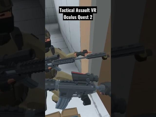 Politely opening doors with the butt stock | Tactical Assault VR | Oculus Quest 2 | Multiplayer Coop