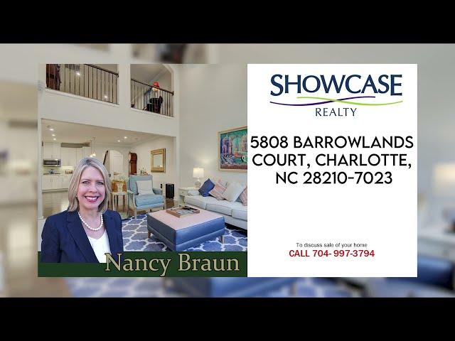 5808 Barrowlands Court, Charlotte, NC 28210 | Nancy Braun | Showcase Realty LLC