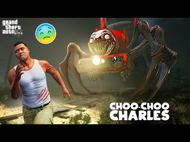 Franklin Found Choo Choo Charles in GTA 5 | Choo Choo Charles Gta 5 Gameplay | Lovely Boss