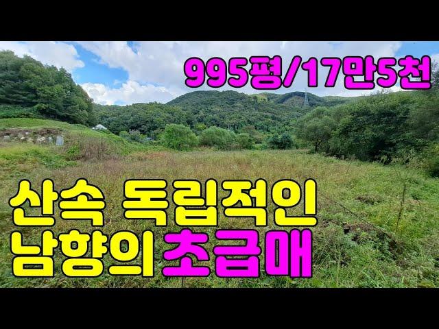 "만세TV양평부동산" / (계약완료)양평 급매 토지 / 995평 / 평17만5천원의 급급매 / 추천 관리지역 토지 / 양평전원주택,양평토지,급매물전문,양평엔[양평부동산]