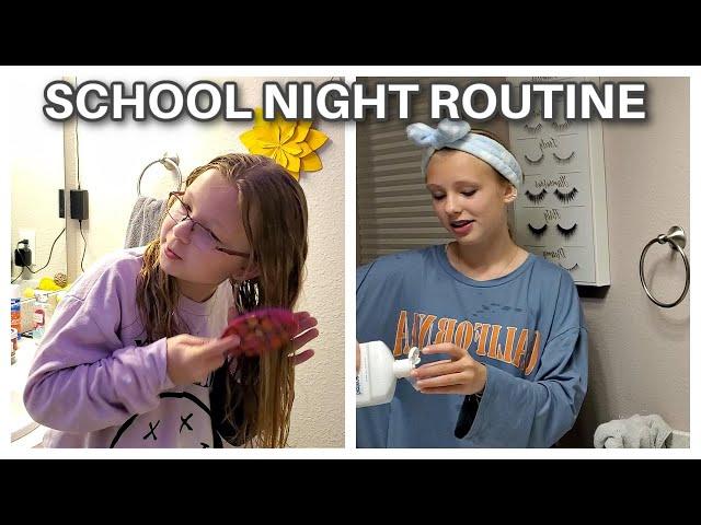 Francesca and Leah's School Night Routine!