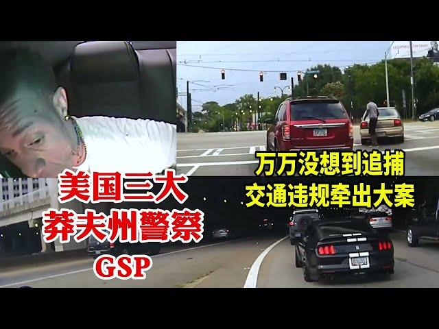 這麽堵車往哪跑？萬萬沒想到美國警察追捕交通違規牽出大案