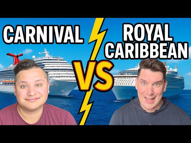 We Tried Two Cruise Ships at the Same Time | Royal Caribbean vs Carnival Cruise Line
