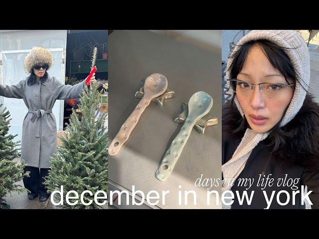 week in my life in New York | cozy holiday vibes, cute gift shops, chatty vlog, 30’s diaries