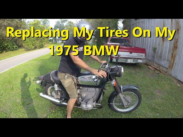 Fixing My Flat On My BMW Bike